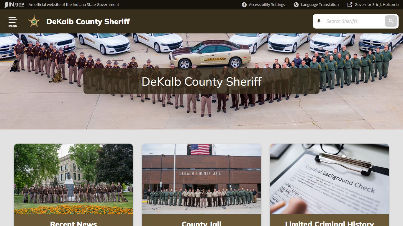 DeKalb County Sheriff: Home - IN.gov